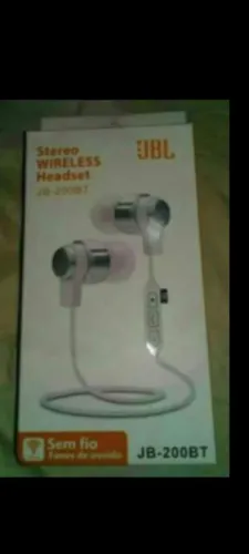Fone via Bluetooth sem fio da marca JBL*novo*na caixa!