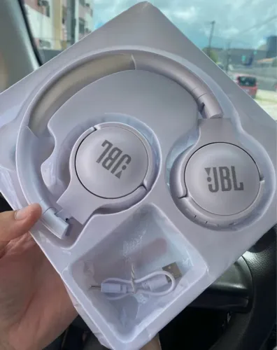 Fone de ouvido Bluetooth JBL 510BT Branco Academia Treino NOVO