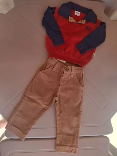 Conjunto bebê Elian P 3/6 meses