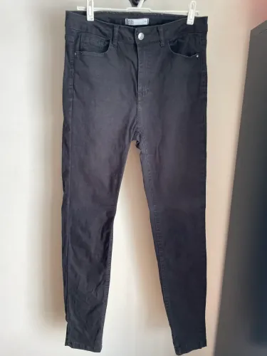 Calça jeans skinny c strech preta Blue Steel n 42