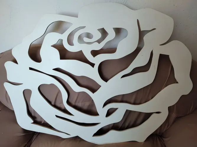 Decoração de Parede em MDF - Rosa