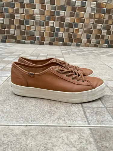Tênis Keds Triple Kick Pull-Up Caramelo usado