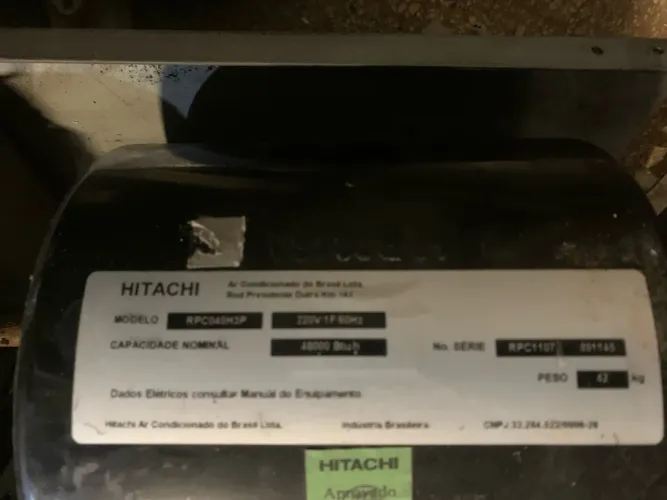 Ar Condicionado Hitachi RPC040H3P