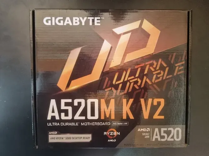 Placa mãe Gigabyte Ultra Durable A520M K V2