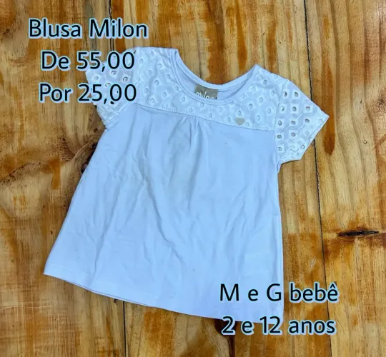 Ponta de estoque infantil 