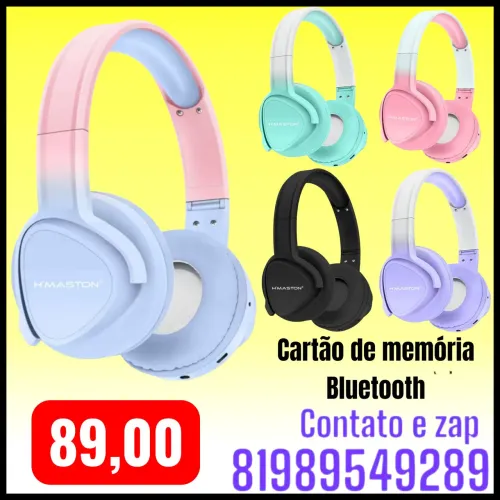 Fone de ouvido bluetooth