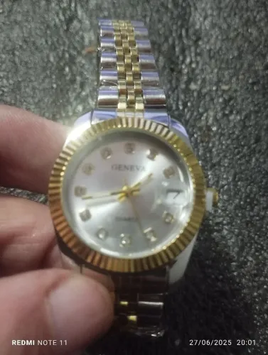 Relógio Geneva Dourado/Prata