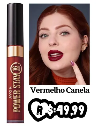 Batons POWER STAR AVON 16 HORAS R$:49,99 cada