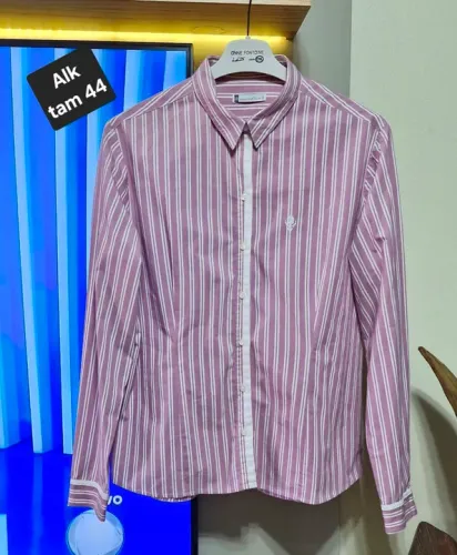 Camisa Listrada Feminina