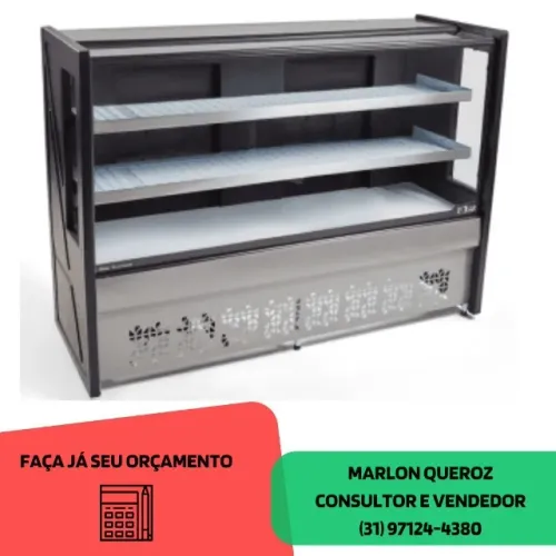 Balcão Refrigerado 1,75M Preto Polar Premium