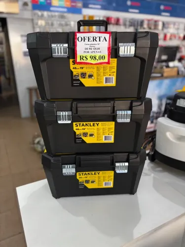 Caixa de Ferramentas Plástica Stanley 19'' - Oferta!