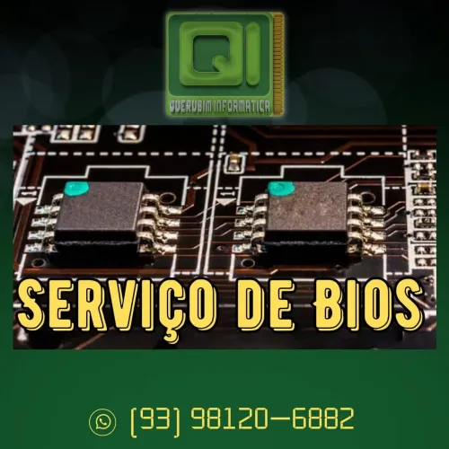 Regravação / Gravação de Bios - Notebooks e computadores