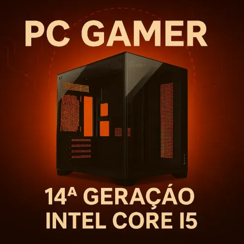 PC Gamer Intel Core i5 14400F - RTX 3050 6Gb - SSD 480Gb - 16Gb DDR4 - Novo Loja Coimbra