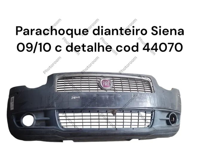Parachoque Dianteiro Siena 09/10 com Detalhe