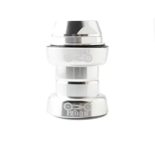 Caixa direção rosca Bike - MUQZI - 30mm x 1" (25,4mm) cor PRATA