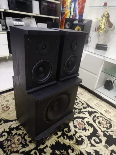 CONJUNTO CAIXAS SONY 2.1 SUB ATIVO 