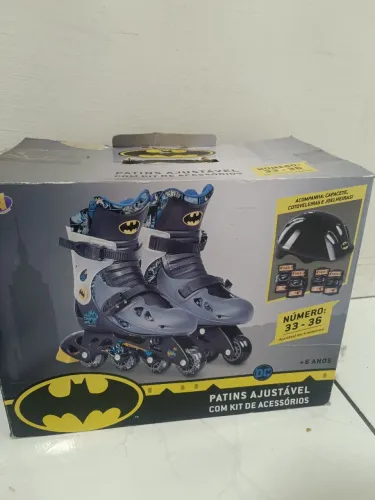 BATMAN PATINS AJUSTAVEL 33 A 36 KIT D ACESSORIO