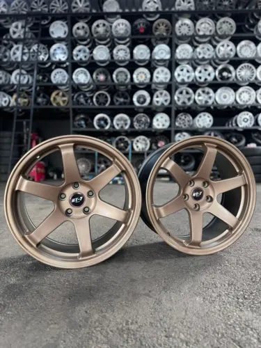 rodas aro 18 Furação 5x112 5x114 TE37 Bronze
