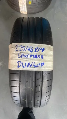 Pneu Dunlop Sport Maxx 225/45 R19 meia vida ruwflat