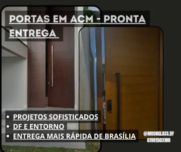 PORTAS EM ACM: modernidade, resistência e impacto visual