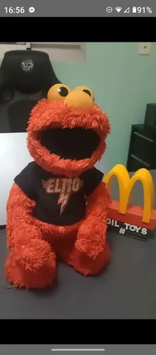Elmo e sapo eletrônicos