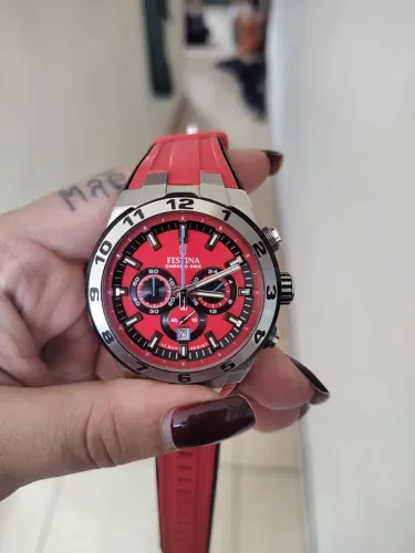 Relógio Festina Chrono Bike vermelho