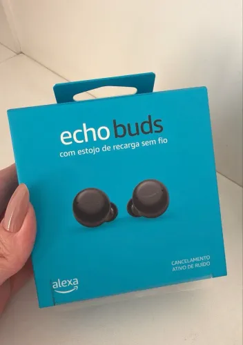 Fone de ouvido echo buds amazon preto