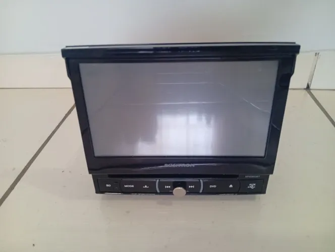 DVD PLAYER PÓSITRON SP6330BT 1 DIN 7 POLEGADAS RETRÁTIL BLUETOOTH TOUCH USB SD MP3 + CONT