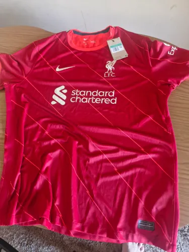Camisa liverpool original nike 21/22 vermelha na etiqueta