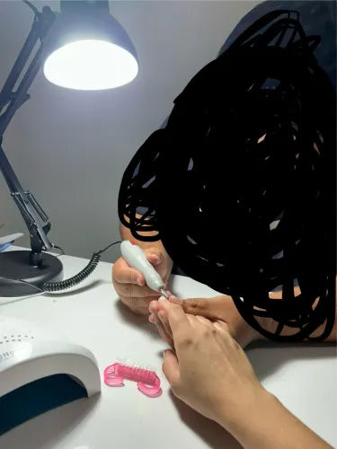 Kit manicure nails gel,motor,esmalte,cabine novo