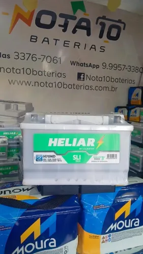 Bateria HELIAR 70 ah - NOVA