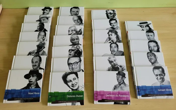 Livros + CDs Coleção Folha- Raízes da música Popular Brasileira-25 volumes- Novo