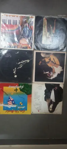 Vinil lote Roberto Carlos Osvaldo Montenegro