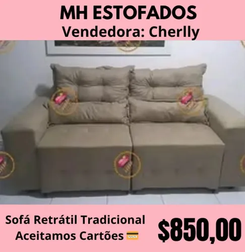 SOFÁ RETRÁTIL TRADICIONAL 