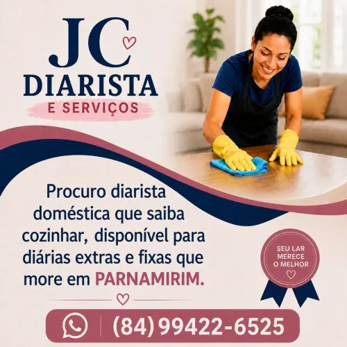 PROCURA-SE DIARISTA 