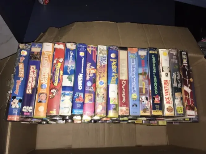 lote vhs desenho
