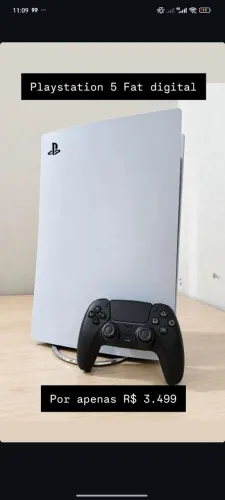 Playstation 5 + 10 jogos - em perfeito estado - bom e barato