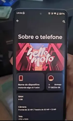 Troco Edge 60 fusion por Samsung