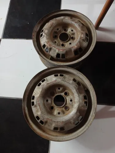 Par de rodas 13 originais gol bx