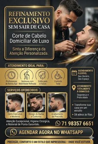 SEU NOVO VISUAL SEM SAIR DE CASA  (VAGAS LIMITADAS HOJE)