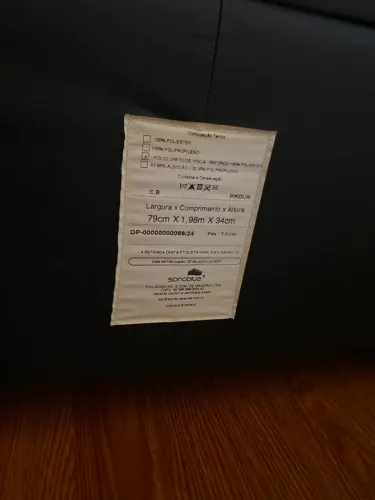 Cama Box Queen com baú repartido + Colchão casal.
