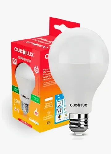 LAMPADA 15W SUPER LED OUROLUX BIVOLT