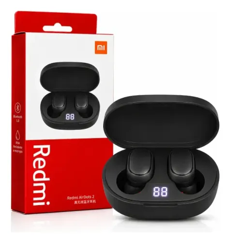 Fone de Ouvido Bluetooth Mi AirDots 2 Preto