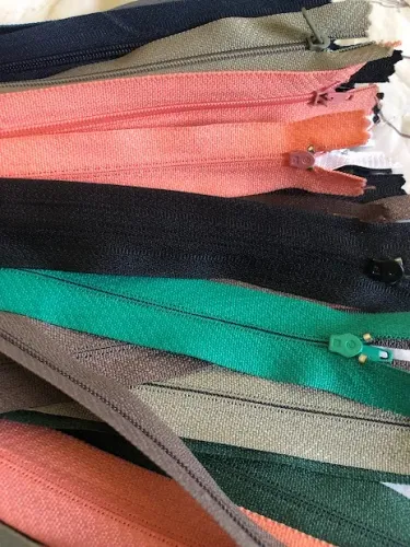 Lote com 40 unidades de zíper de 35 cm para costura