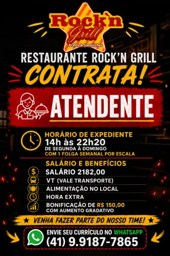 Atendente (vaga feminina)