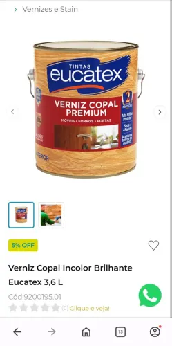 Verniz Copal Premium