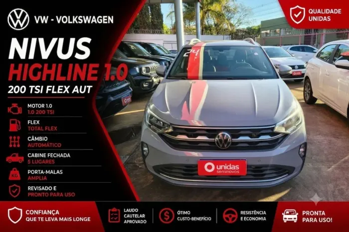 Volkswagen Nivus Highline 1.0 200 TSI Flex AUT 2024