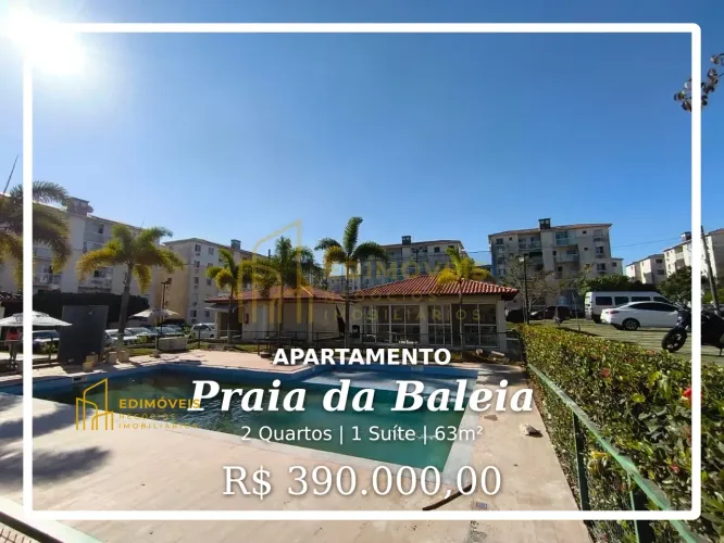 Apartamento 2 quartos na Praia da Baleia: conforto e lazer em um só lugar!