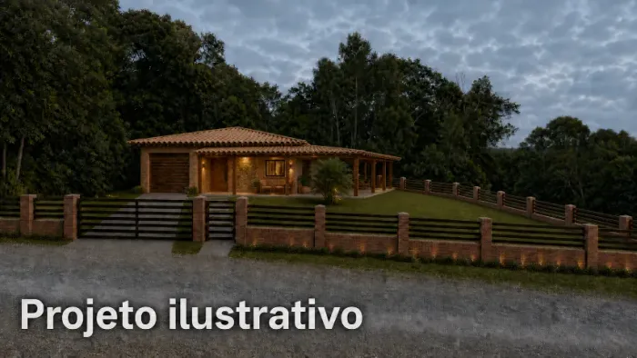 Terreno 300m² c/ casa na laje - Bairro Liberdade