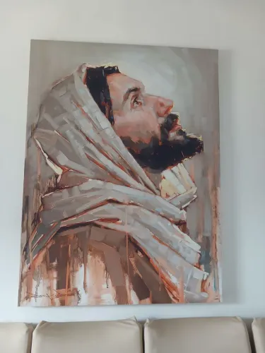 Quadro gramde comprado na bemol